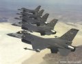 F-16s all in a row